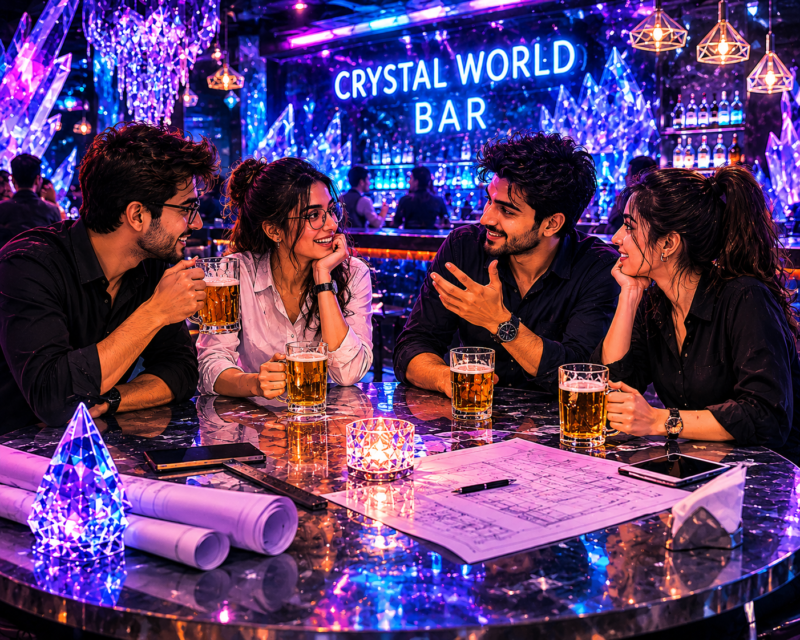 HRDA के दो A.E और दो J.E अपने अन्य साथियों के साथ मिले Crystal World स्थित एक बार में और रच डाली उपाध्यक्ष और मुख्यमंत्री के खिलाफ साजिश!