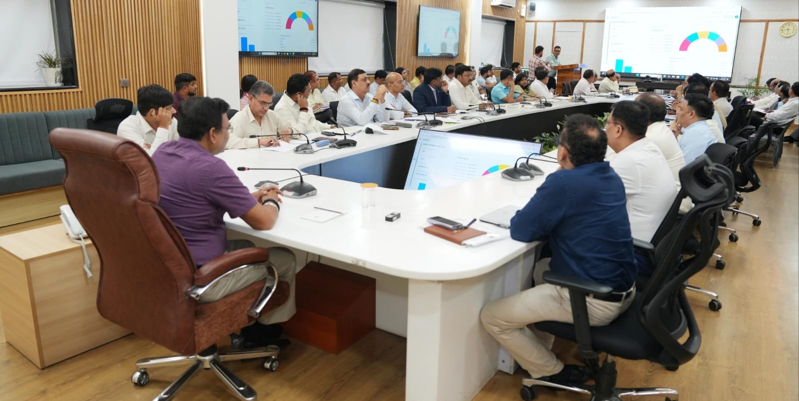 मुख्य सचिव आनन्द बर्द्धन ने गुरुवार को सचिवालय में SHELF OF PROJECTS के सम्बन्ध में ली बैठक…..