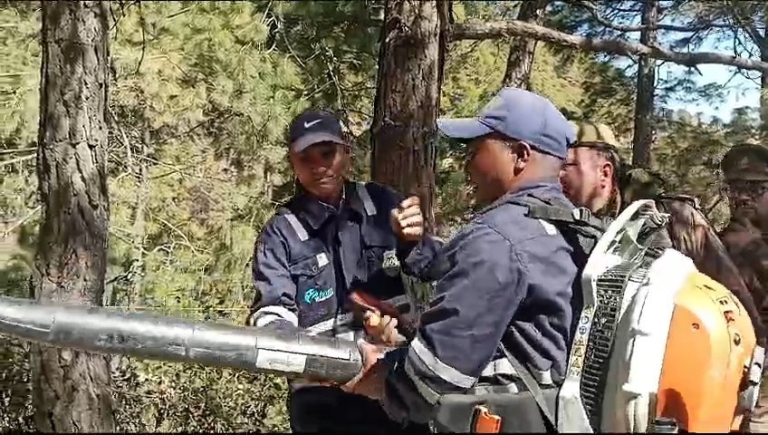 अपर प्रमुख वन संरक्षक व वन संरक्षक ने वन विभाग के अधिकारियों के साथ ली बैठक फायर को देखते हुए तैयारी को परखा